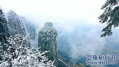 到湖北恩施旅游却没见过雪景？