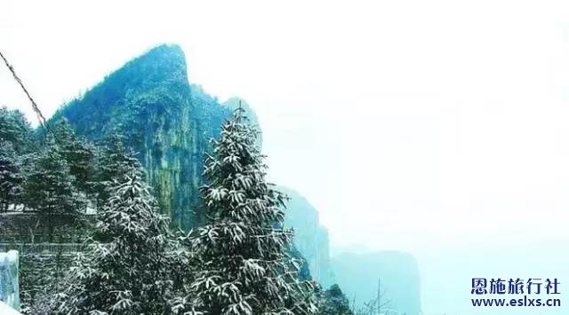 到湖北恩施旅游却没见过雪景?恩施雪景让人惊叹